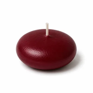 Vela flotante pequeña vino Ø4,5cm