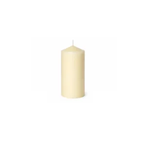 Vela maciza cilíndrica marfil Ø5 x 10 cm