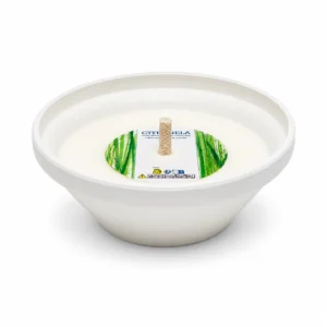 Maceta terracota cónica antiinsectos blanca 20hrs