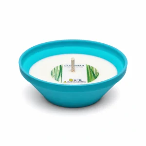 Maceta terracota cónica antiinsectos turquesa 20hrs